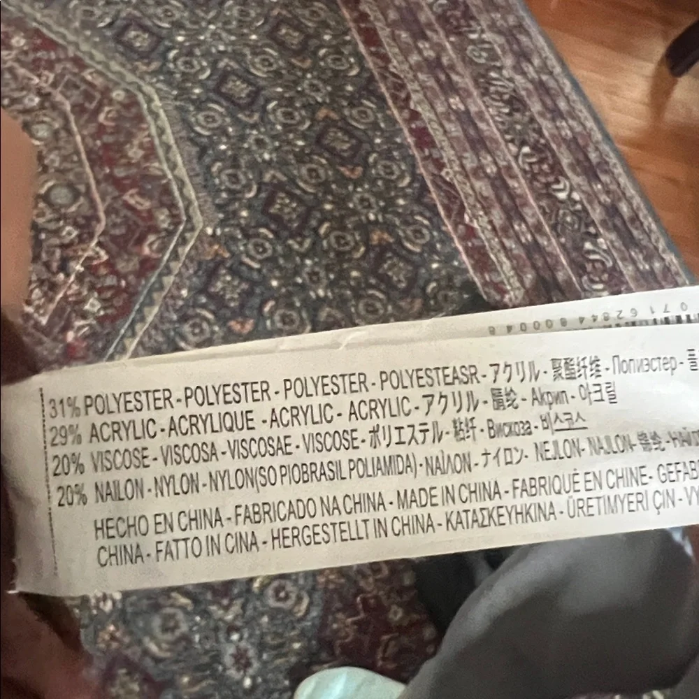 brown acrylic zara sweater jumper - Picture 5 of 5